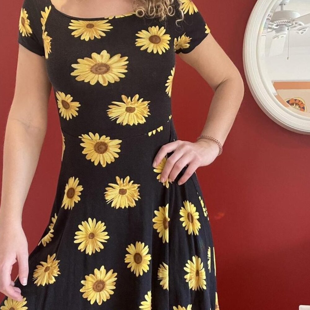 Women’s Sunflower Mini Dress